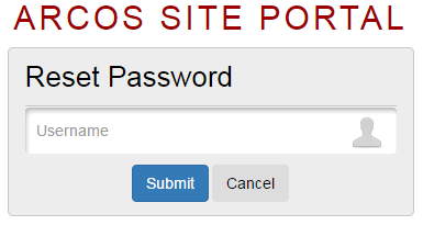DEI-Arcos-site-portal-reset-password