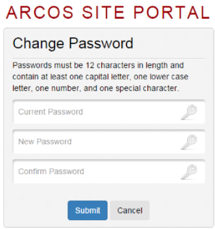 DEI-ARCOS-site-portal-change-password