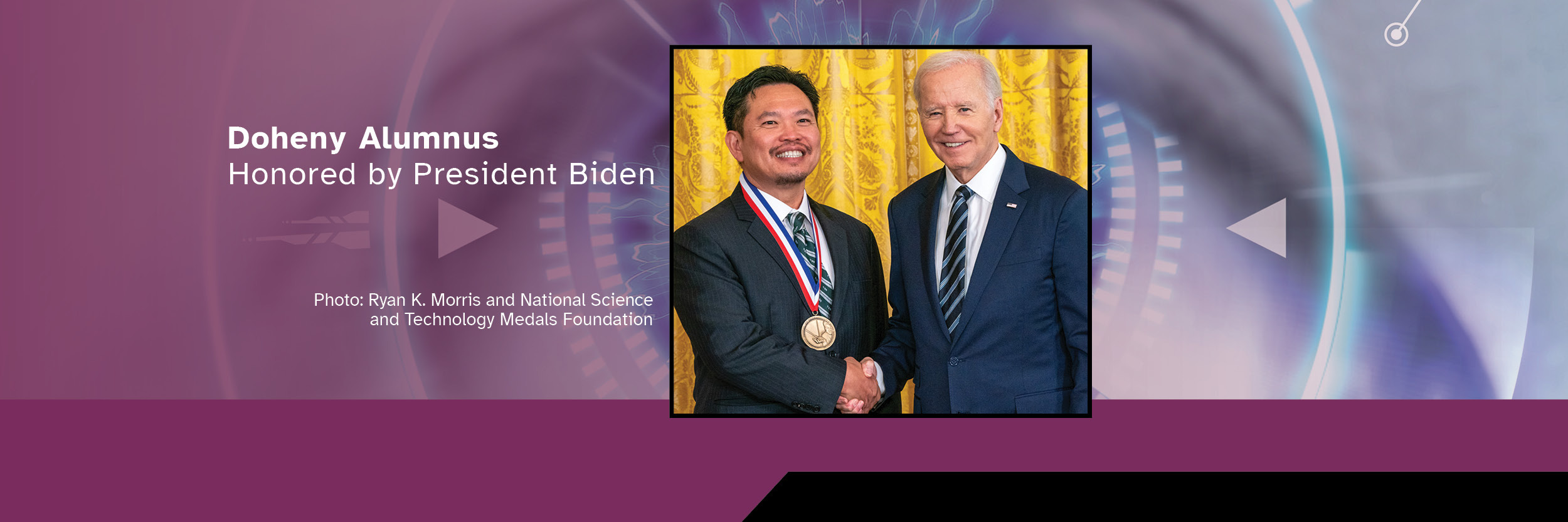 Doheny Alumnus Honored by President Biden